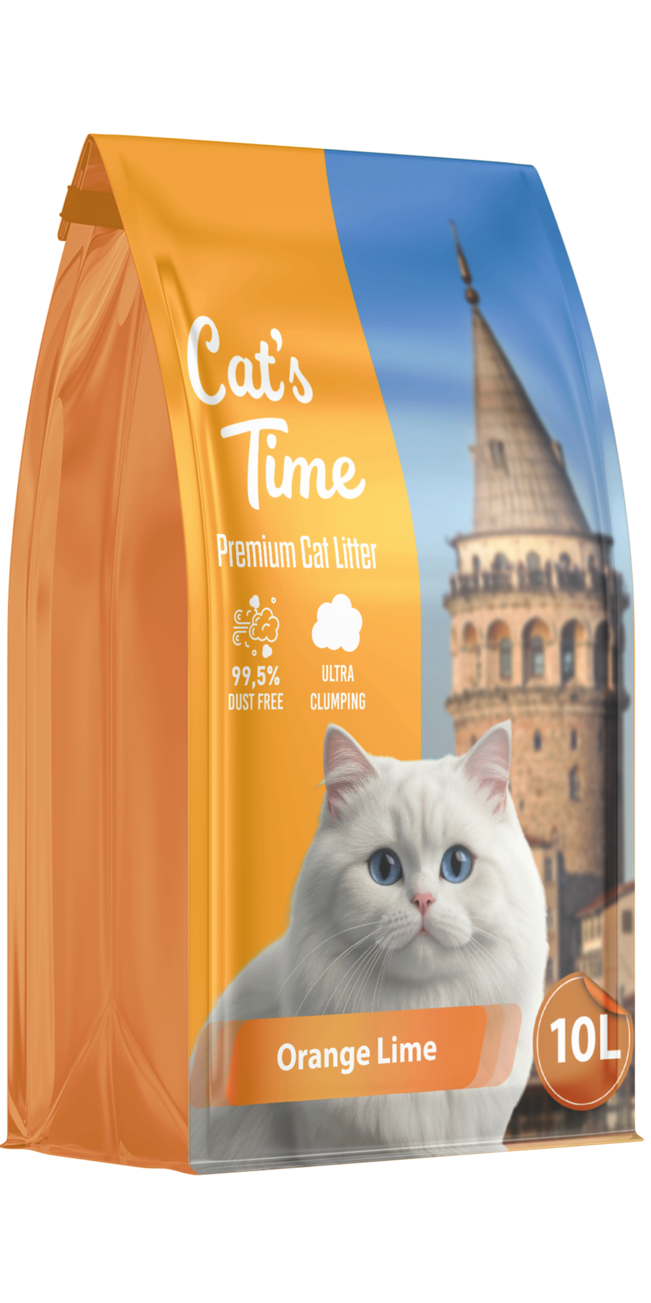 Cat's Time Orange Lime