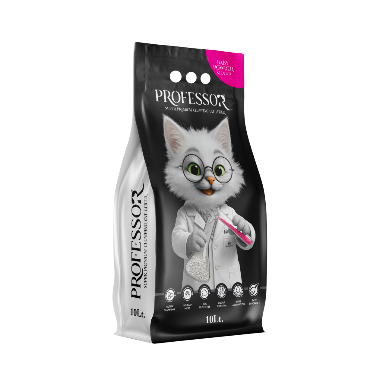 Professor Baby Powder Scented 10L
